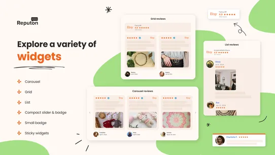 Reputon Etsy Reviews screenshot