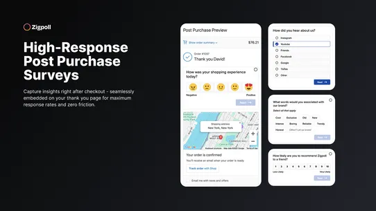 Zigpoll Customer Surveys screenshot