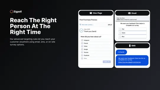 Zigpoll Customer Surveys screenshot