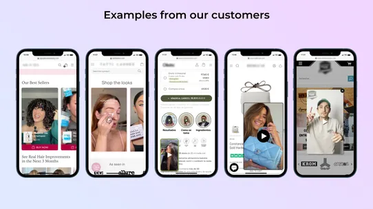 Vidjet Shoppable Videos +Story screenshot