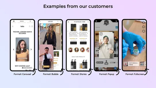 Vidjet Shoppable Videos +Story screenshot