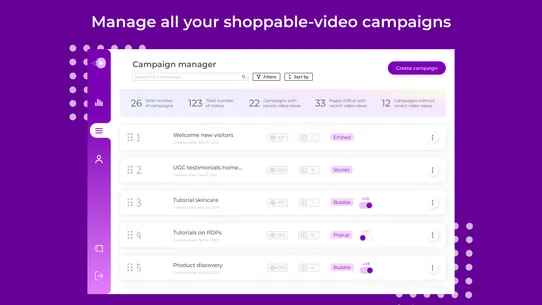 Vidjet Shoppable Videos +Story screenshot