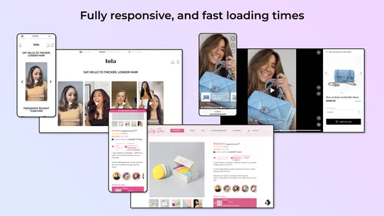 Vidjet Shoppable Videos +Story screenshot