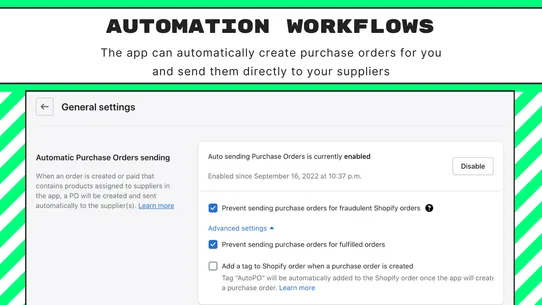 Auto Purchase Orders screenshot