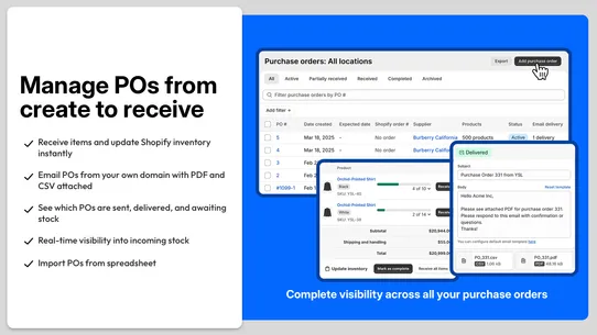 Auto Purchase Orders screenshot