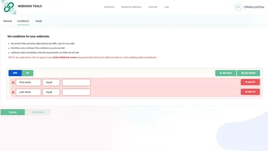 Webhook Tools screenshot