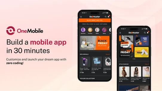 OneMobile ‑ Mobile App Builder screenshot