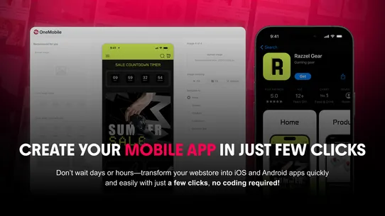 OneMobile ‑ Mobile App Builder screenshot