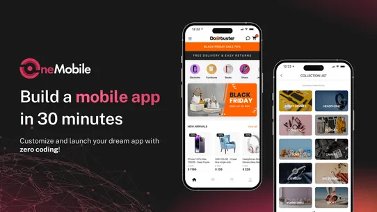 OneMobile ‑ Mobile App Builder screenshot