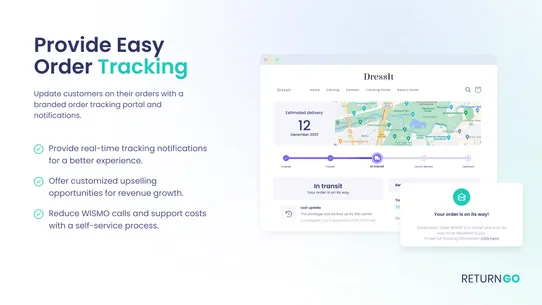 ReturnGO Returns &amp; Exchanges screenshot