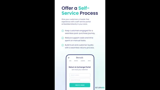 ReturnGO Returns &amp; Exchanges screenshot