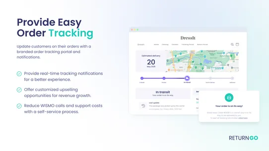 ReturnGO Returns &amp; Exchanges screenshot