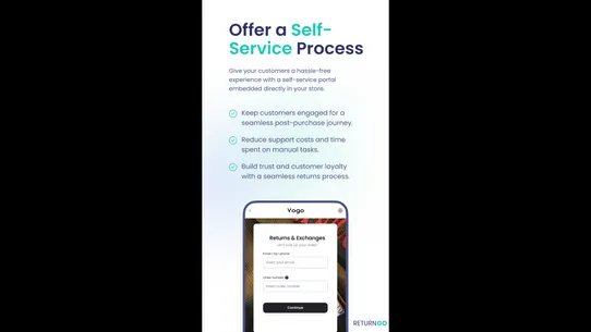 ReturnGO Returns &amp; Exchanges screenshot