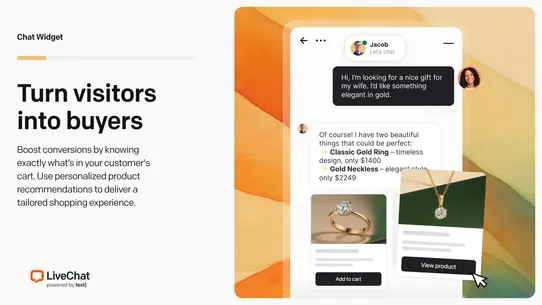 LiveChat: AI live chat by Text screenshot