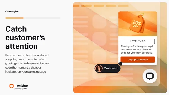 LiveChat: AI live chat by Text screenshot