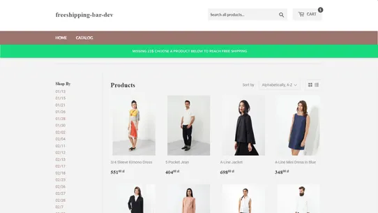 Smart Upsell Free Shipping Bar screenshot