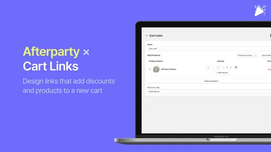 Afterparty Checkout Upsells screenshot