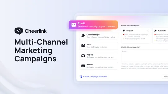 Cheerlink AI Chatbot and Email screenshot