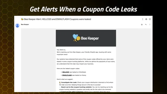 Bee Keeper — Anti Coupon Leak screenshot