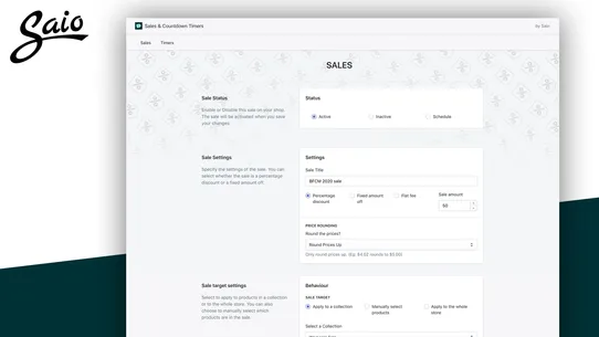 Saio: Sale ‑ All in one screenshot