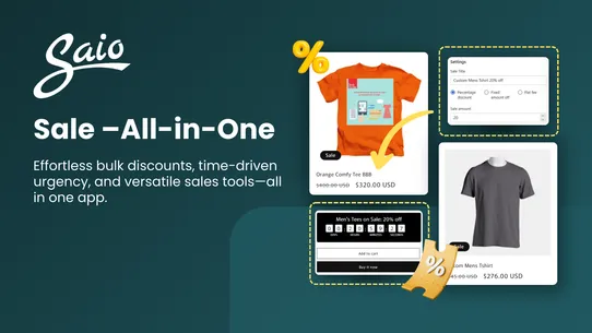Saio: Sale ‑ All in one screenshot