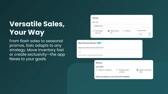 Saio: Sale ‑ All in one screenshot