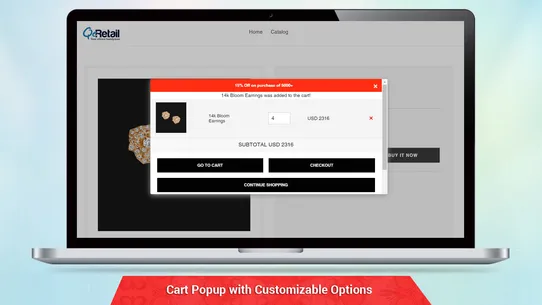 QeCart ‑ Slide Out Cart screenshot