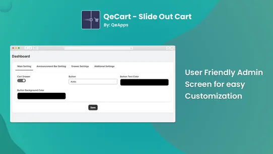 QeCart ‑ Slide Out Cart screenshot