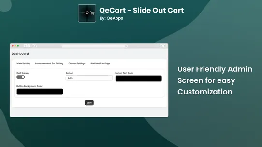 QeCart ‑ Slide Out Cart screenshot