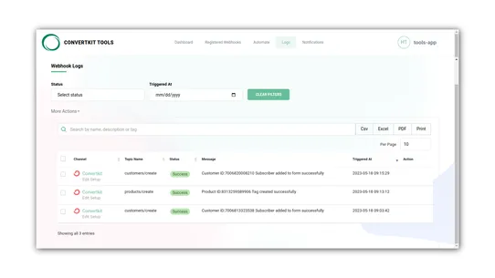 Convertkit Tools screenshot