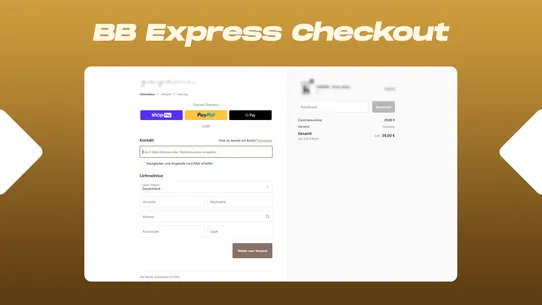 BB Express Checkout screenshot