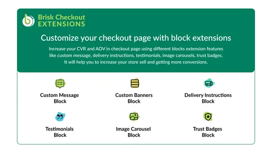 Brisk Checkout Customizer screenshot