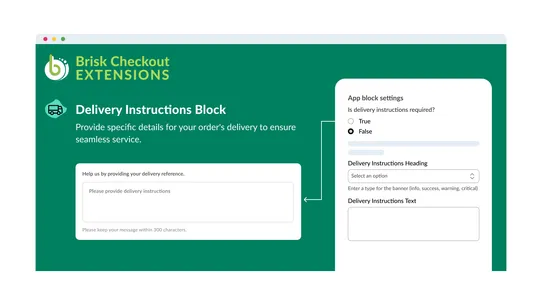 Brisk Checkout Customizer screenshot