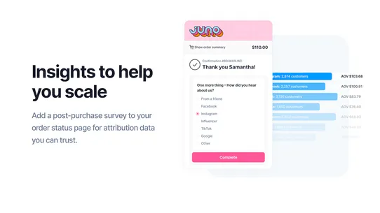 LoudHippo Post Purchase Survey screenshot