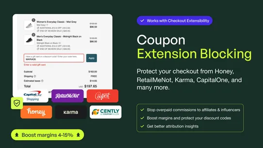 KeepCart: Stop Coupon Leaks screenshot