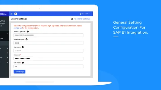 SAP Business One Integration screenshot