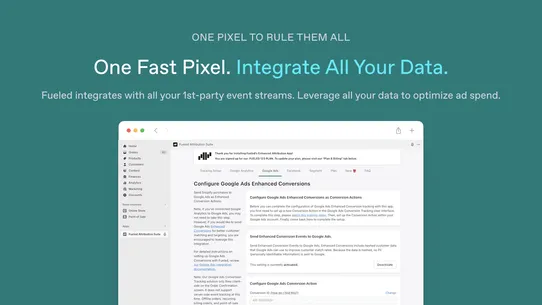 Fueled Attribution Suite screenshot