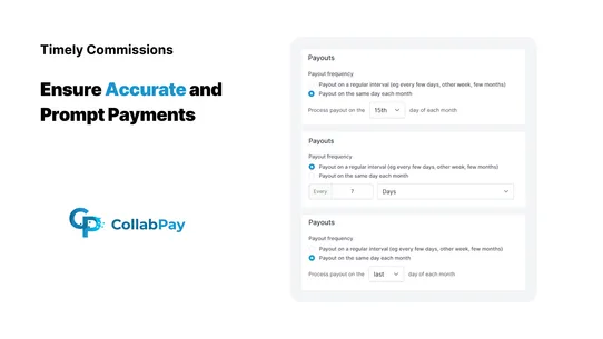 CollabPay ‑ Vendor payouts screenshot