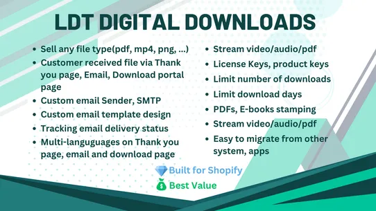 LDT Digital Downloads screenshot