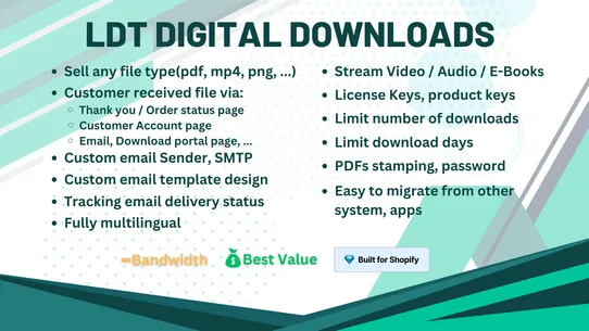 LDT Digital Downloads screenshot