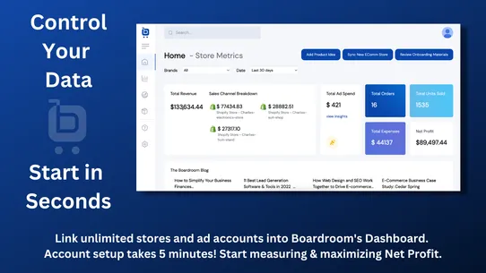 Boardroom SEO &amp; Data Analytics screenshot