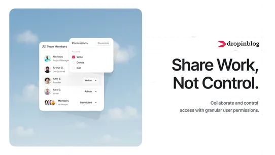 DropInBlog All‑in‑One Blog App screenshot