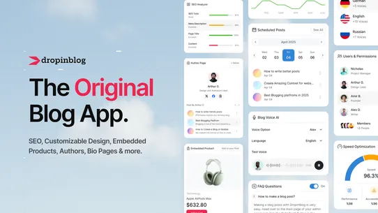 DropInBlog All‑in‑One Blog App screenshot