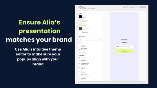 Alia: Email &amp; SMS Popups screenshot