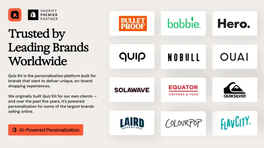 Quiz Kit: AI Product Finder screenshot