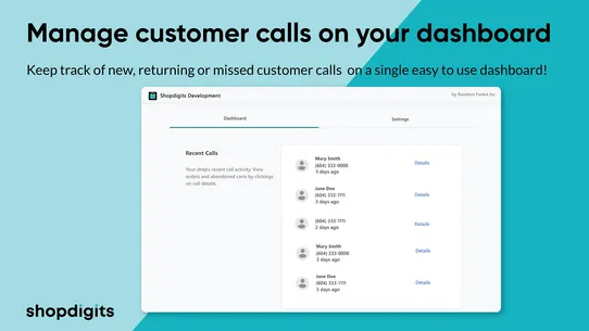 Shopdigits ‑ Number &amp; Call screenshot