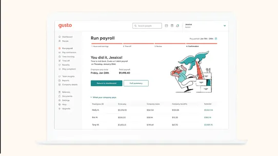 Gusto ‑ Payroll &amp; HR screenshot