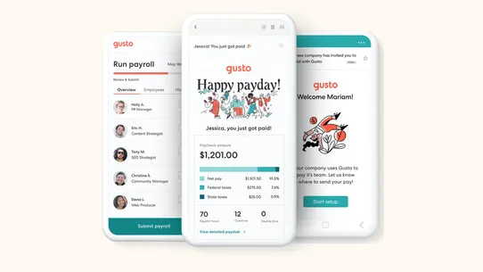 Gusto ‑ Payroll &amp; HR screenshot