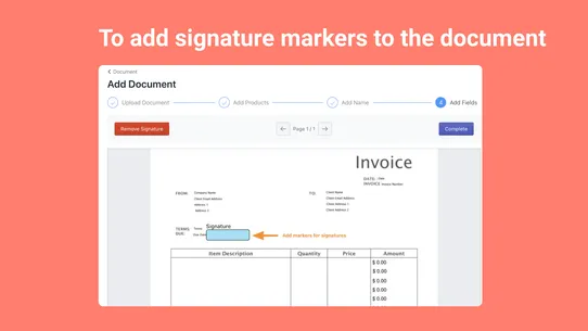 Waivers E‑Signatures‑SignPanda screenshot