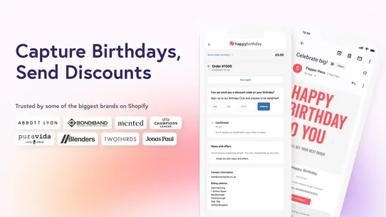 Happy Birthday Emails by UW screenshot